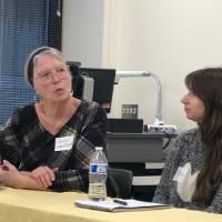 Sage member listnening to GC Member talk